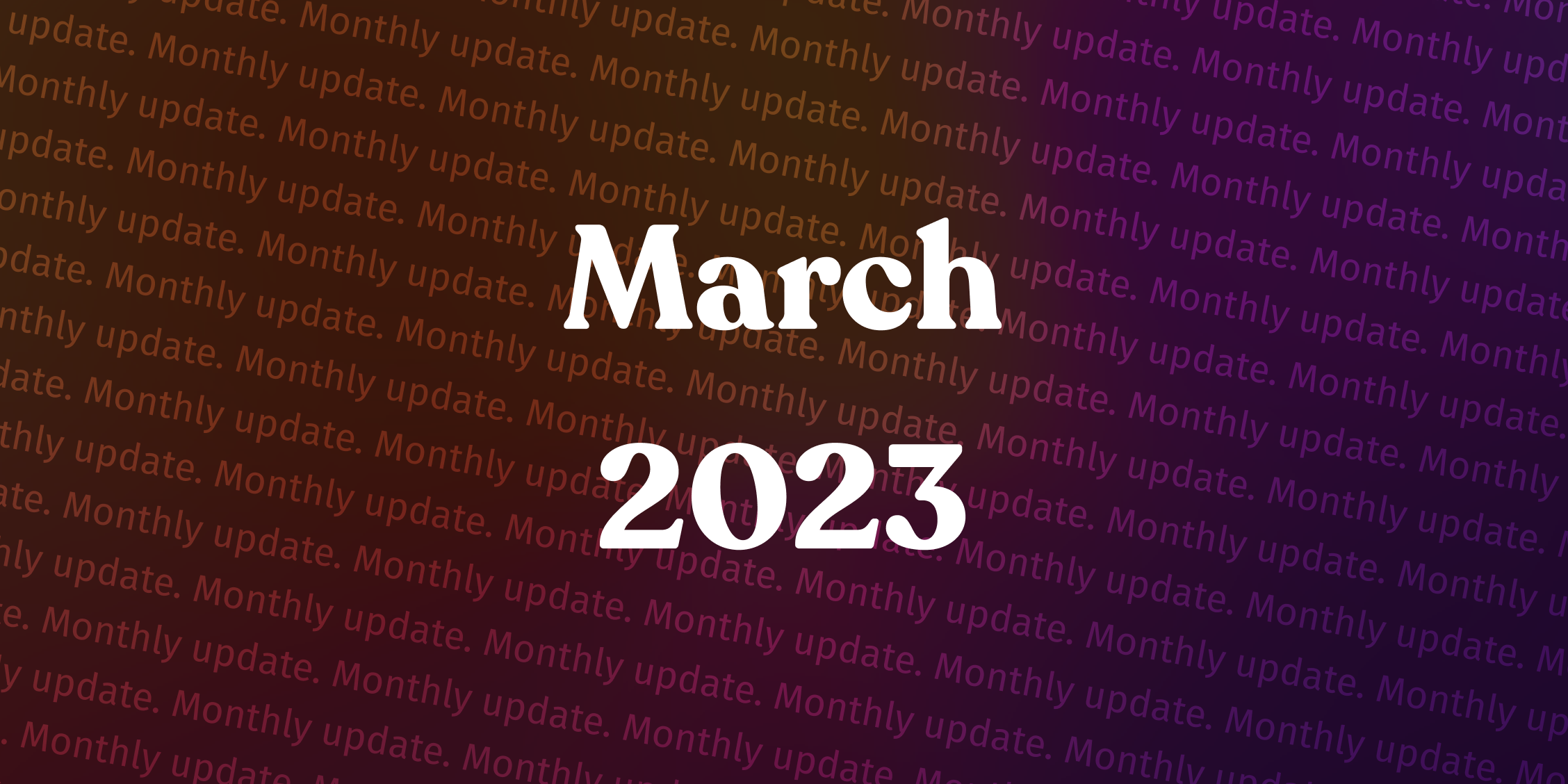 What’s new in Pausly, March 2023