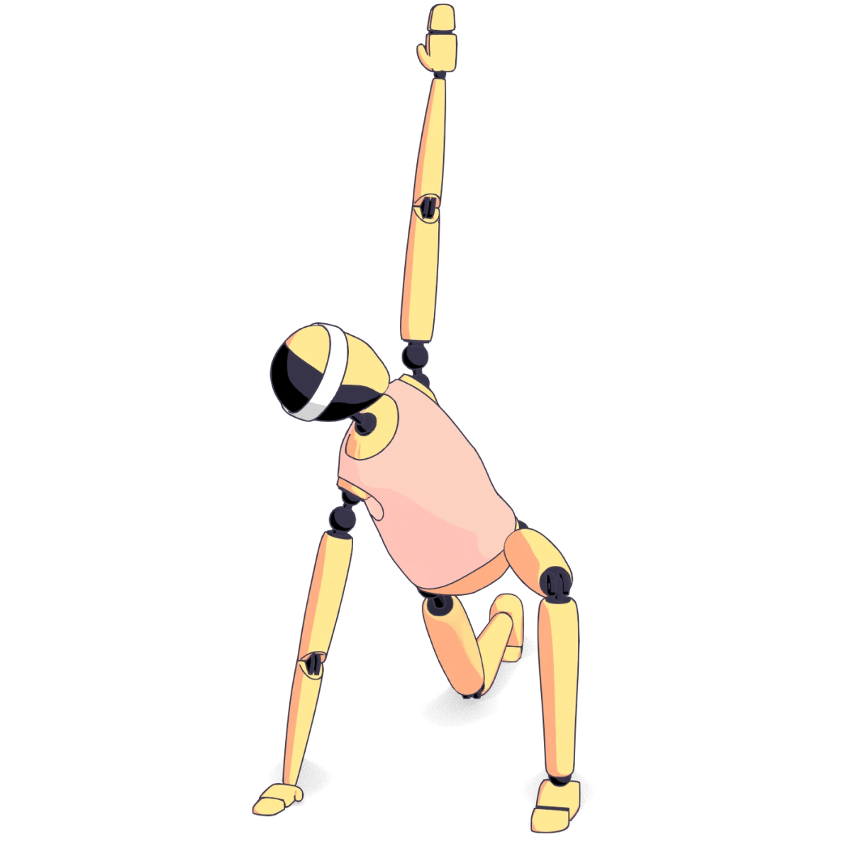 A robot doing the world's best stretch